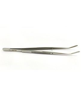 Tissue Forcep Curved with Suture Hole